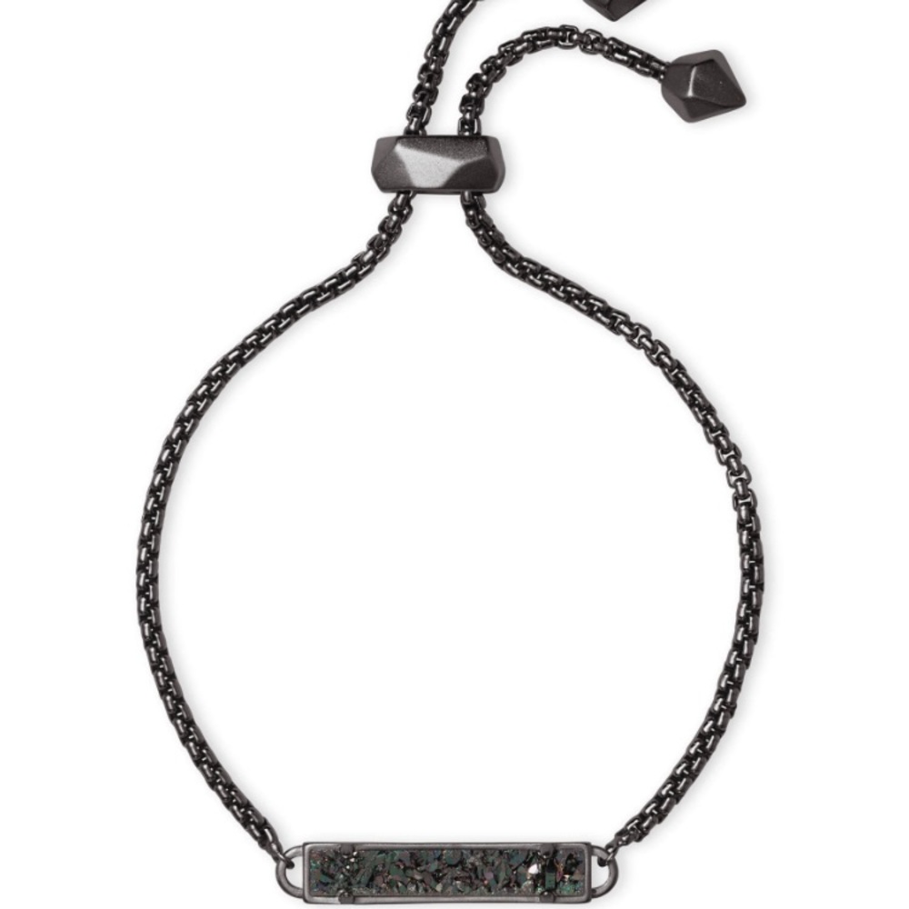 kendra scott stan gunmetal bracelet